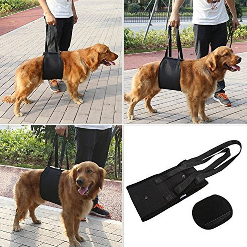 [Australia] - Yosoo Portable Dog Lift Support Harness - Helps Dog with Weak Front Or Rear Legs Stand Up, Walk, Get Into Cars, Climb Stairs for Disable, Injured, Elderly Pet (M) 