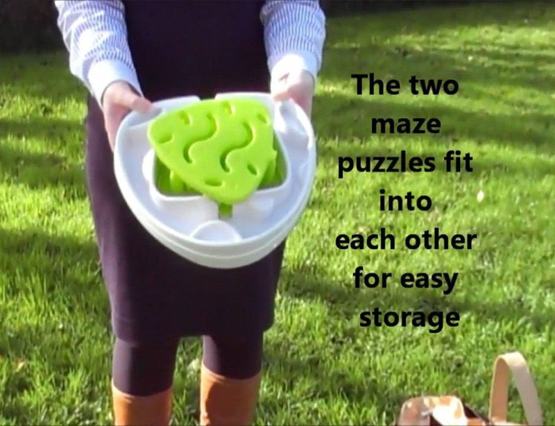 [Australia] - ALL FOR PAWS Interactive Food Maze Fun Slow Feeder Dog Bowl with 2 Interchangeable Mazes 