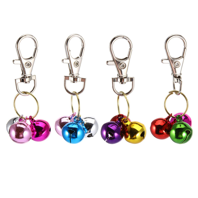 Scicalife 4pcs Pets Cat Collar Bells Pet Charm Bells Cat Collars Necklace Accessories - PawsPlanet Australia