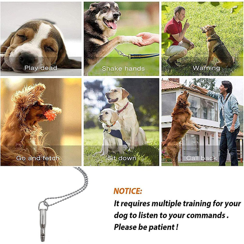 ANLONGLI Dog Whistle Training,Dog Whistles That Makes Dogs Stop Barking,Dog Whistle to Stop Barking Neighbors Dog Ultrasonic Professional Dog Training Whistle - PawsPlanet Australia