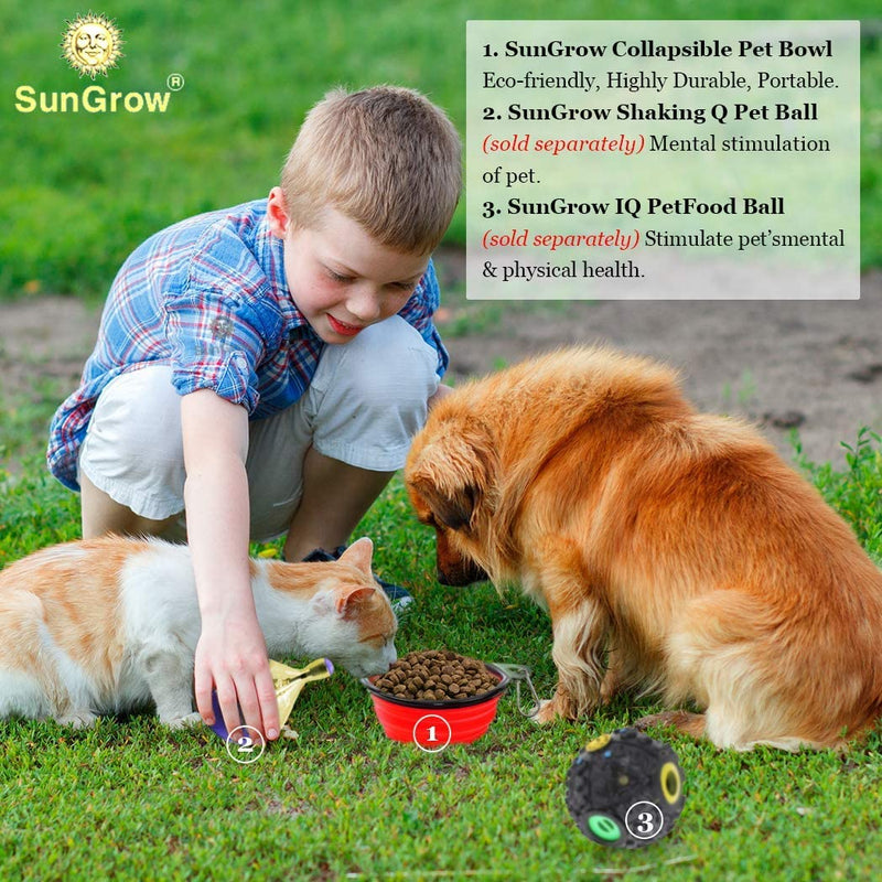 SunGrow Finch Collapsible Food and Water Bowls, Portable Parakeet Pet Travel Dish, 2 Feeders per Pack - PawsPlanet Australia