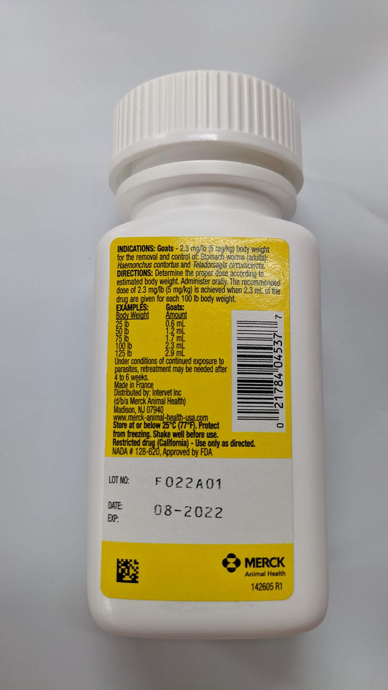 Merck Safeguard Goat Dewormer, 125ml by Merck - PawsPlanet Australia