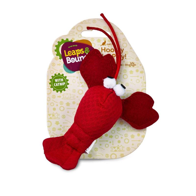 [Australia] - Leaps & Bounds Lobster with Catnip Cat Toy Red 