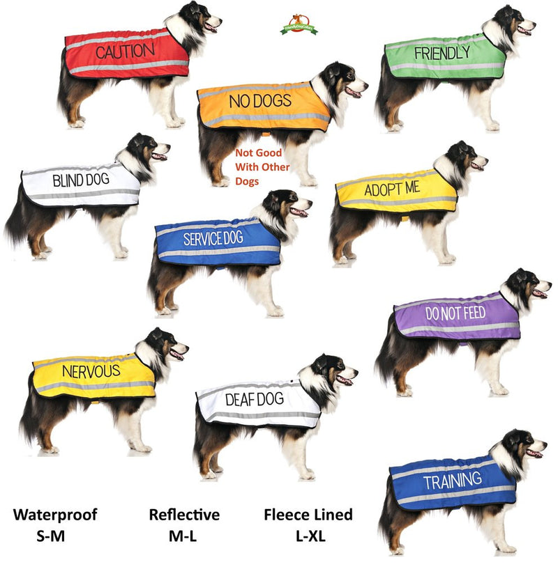 [Australia] - Caution Dexil Friendly Dog Collars Color Coded Dog Accident Prevention Leash 6ft/1.8m Prevents Dog Accidents by Letting Others Know Your Dog in Advance Award Winning 