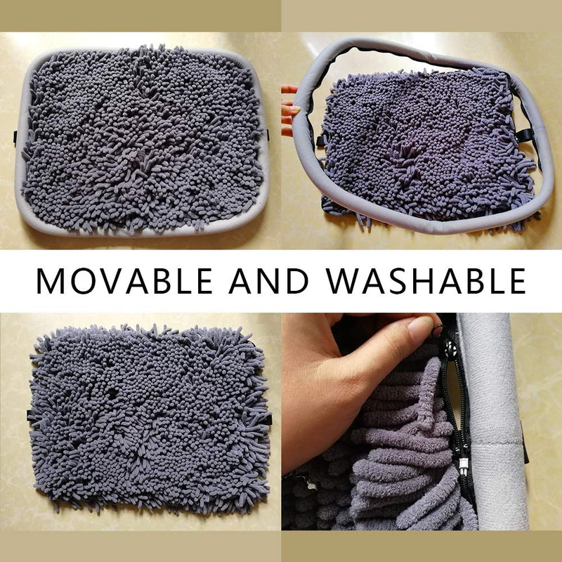 [Australia] - NKZ Snuffle Mat for Dogs, Pet Training Puzzle Toys Cat Dog Slow Feeder Feeding Mat Treat Food Dispenser Washable Snuggle Puppy Suction Cups Foraging Mat for Large Dogs 