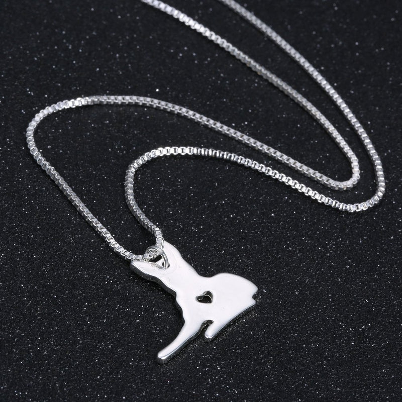 WeiVan Dog Pendant Necklace Golden Retriever Greyhound German Shepherd Dog Memorial Gift German Shepherd-2 - PawsPlanet Australia