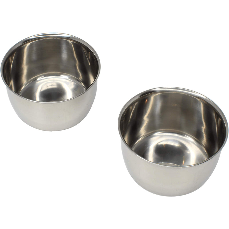 Bonka Bird Toys Stainless Steel Cup Clamp 2pk (5) oz - PawsPlanet Australia