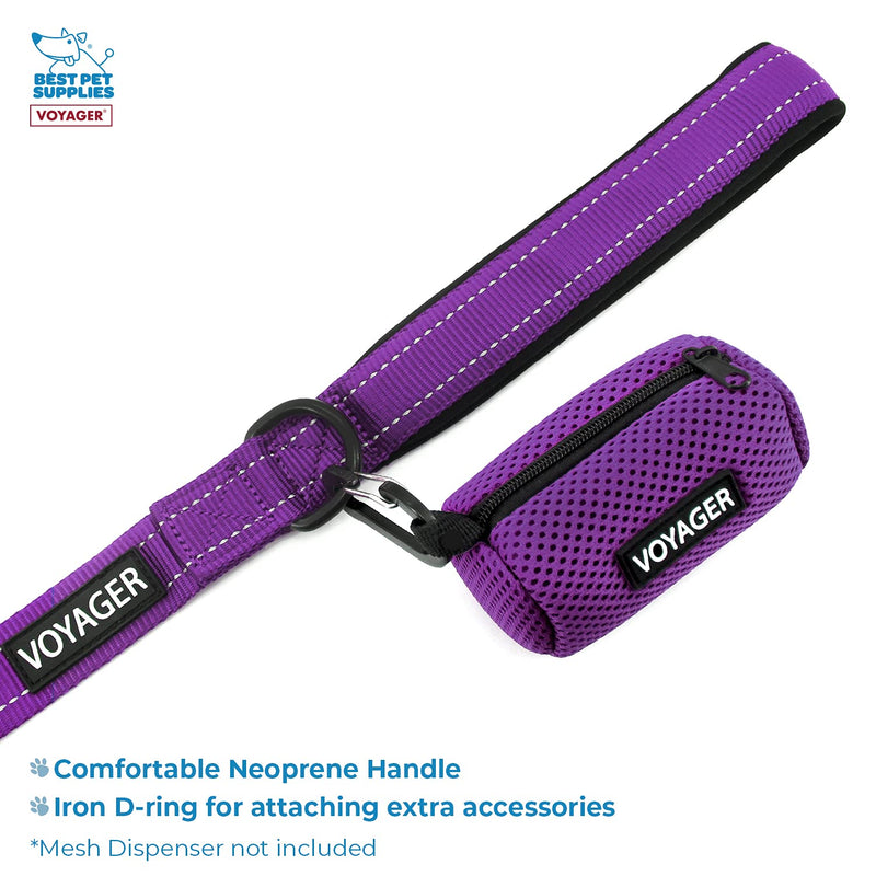 Voyager Step-in Air Dog Harness - All Weather Mesh Step in Vest Harness for Small and Medium Dogs by Best Pet Supplies L (Chest: 18 - 21") Purple Base (Leash Bundle) - PawsPlanet Australia