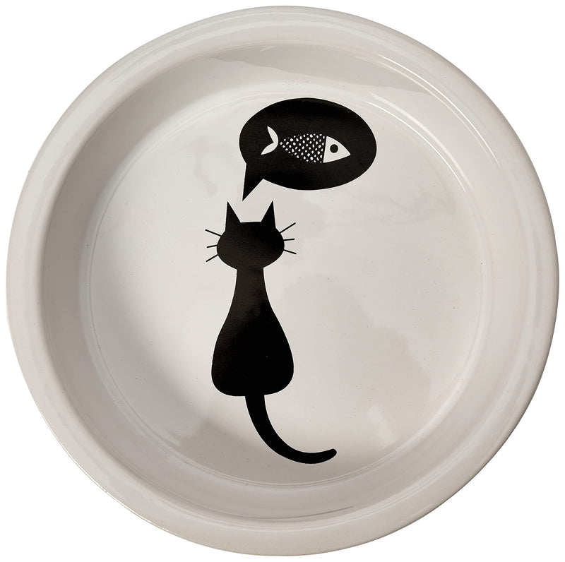Trixie Ceramic Bowl for Cats, 0.25 Litre - PawsPlanet Australia