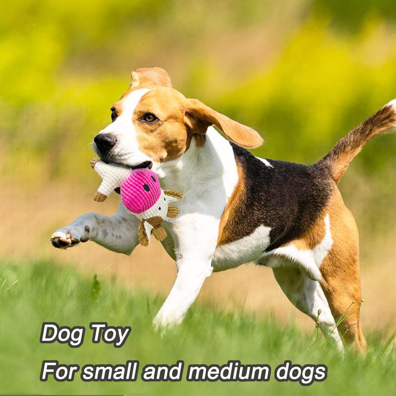 TODREMOU Dog Toys Squeaky Toys for Dogs Pack of 5 Chew Toys for Puppy Teething - PawsPlanet Australia