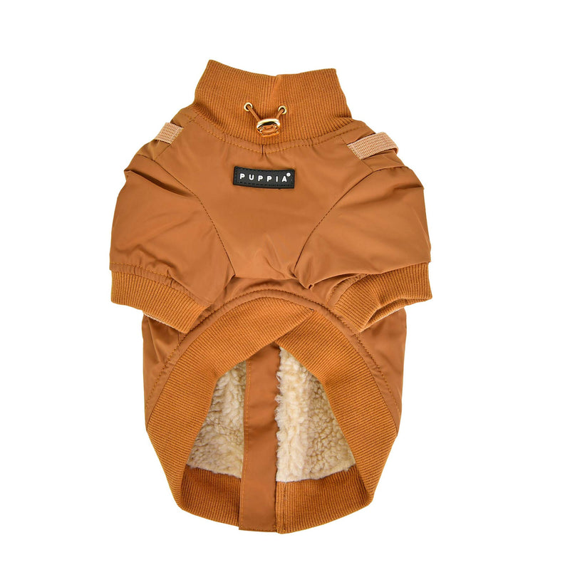 Puppia Dominic Camel S Coat Windproof Waterproof Winter Jacket for Dog - 950 g - PawsPlanet Australia
