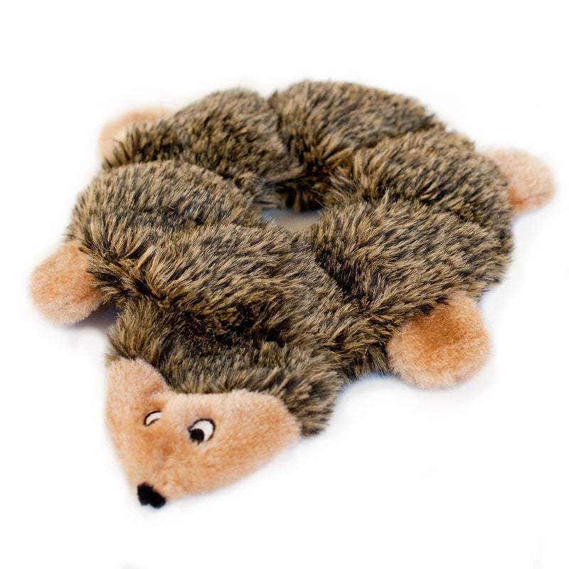 [Australia] - ZippyPaws - Loopy Hedgehog No Stuffing Squeaky Plush Dog Toy - for Small and Medium Dogs 