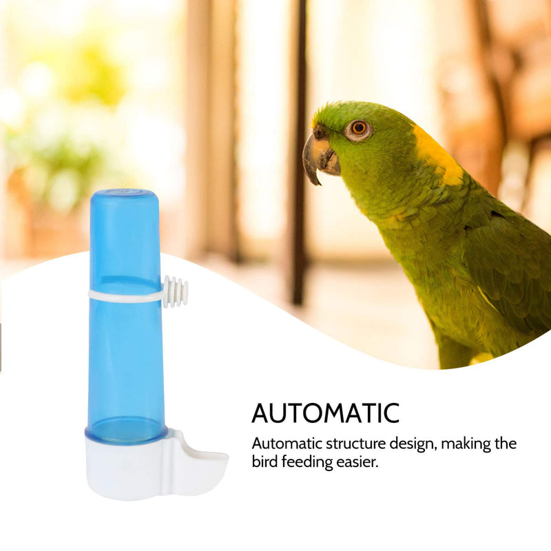 POPETPOP Bird Water Dispenser for Cage Automatic Bird Feeder Food Bowl Bottle Drinker Container for Pet Parrot Budgie Lovebirds Cockatiel 125ml - PawsPlanet Australia