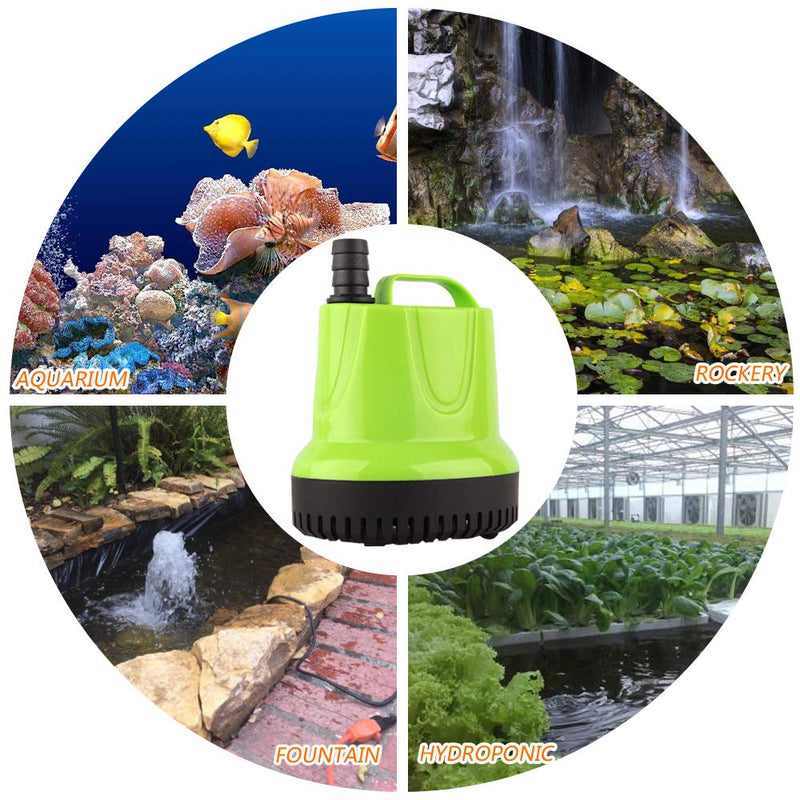FREESEA 160-1100 GPH Submersible Water Pump for Pond Aquariums Hydroponics Fish Tank Garden Fountain Waterfall 12w (Pack of 1) - PawsPlanet Australia