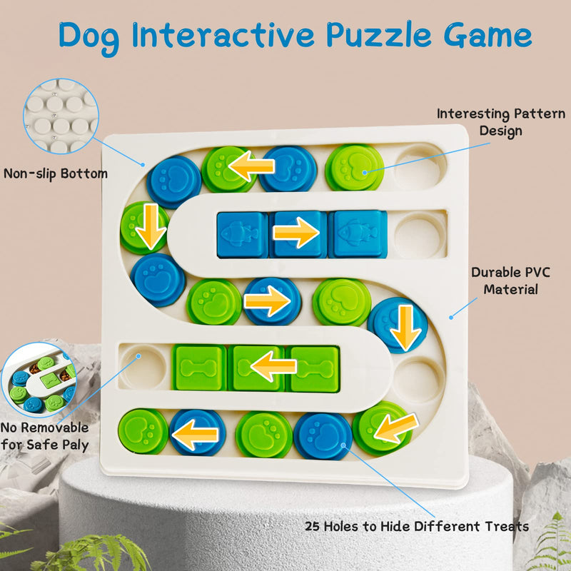 FWLWTWSS Dog Toy Intelligence, Dog Puzzle Toy Dog Interactive Dog Toy Educational Toy Dog Toy Cat Toy Intelligence for IQ Training and Mental Stimulation A - PawsPlanet Australia