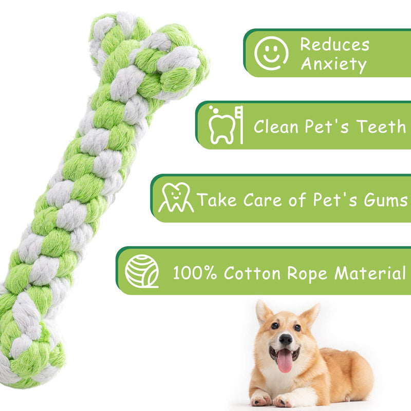 Dog Chew Toys, Pet Rope Toys for Small & Medium-Sized Dogs and Cats, Puppy Chew Toys Dental Cleaning Product Prevents Boredom - PawsPlanet Australia