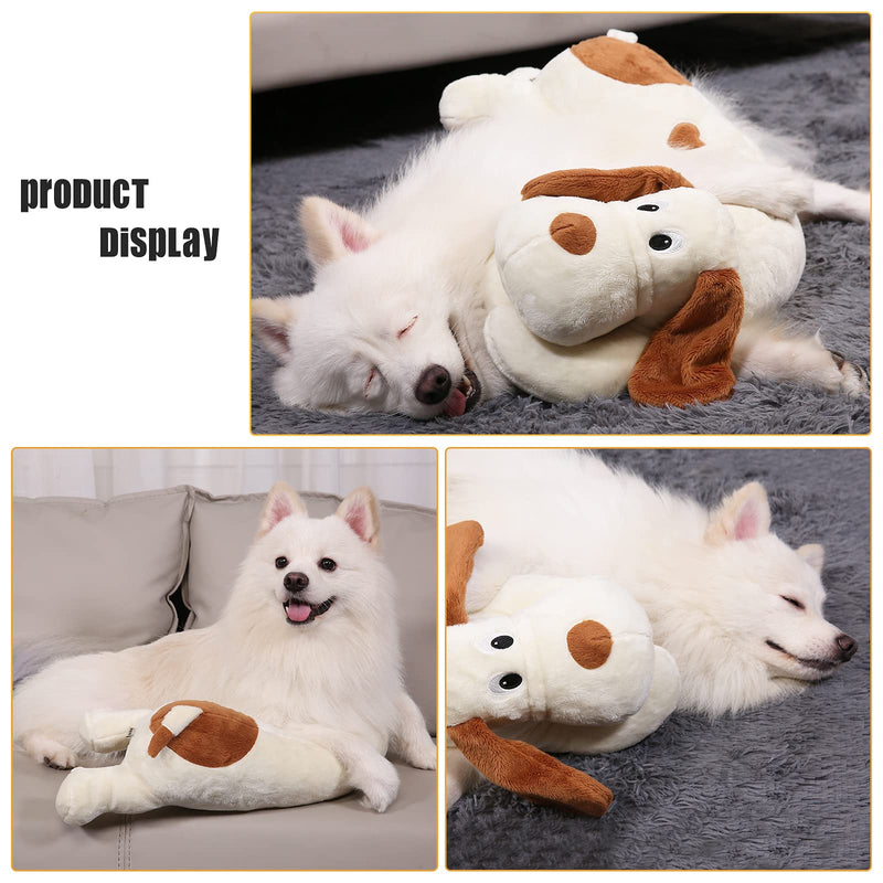 WEOK Heartbeat Puppy Plush Dog Toy, Puppy Heartbeat Stuffed Animal for Dogs Anxiety Relief Behavioral Aid Toy, Heartbeat Plush Toys for Dogs Cats Pets Separation Anxiety Calming - PawsPlanet Australia