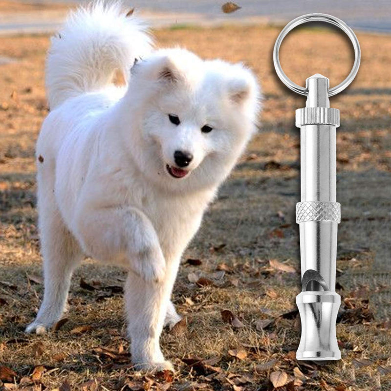 Balacoo 2Pcs Metal Dog Whistle Ultrasonic Sound Whistle Big Dog Puppy Training Accessories - PawsPlanet Australia