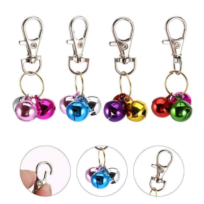 Scicalife 4pcs Pets Cat Collar Bells Pet Charm Bells Cat Collars Necklace Accessories - PawsPlanet Australia