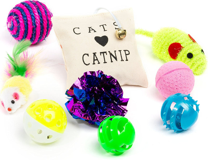 [Australia] - Highland Farms Select Cat Toys Variety Pack for Kitty 20 Pieces 