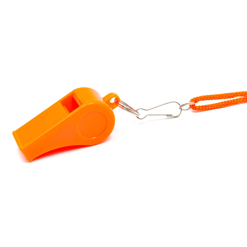 [Australia] - Juvale Sports Whistle with Lanyard for Coaching (1.7 x 0.7 in, Orange, 24 Pack) 