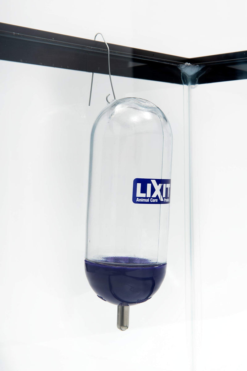 Lixit Aquarium Cage Climbing Resistant Water Bottles for Rats, Hamsters Gerbils, Mice and Other Small Animals Clear 10 Ounce - PawsPlanet Australia