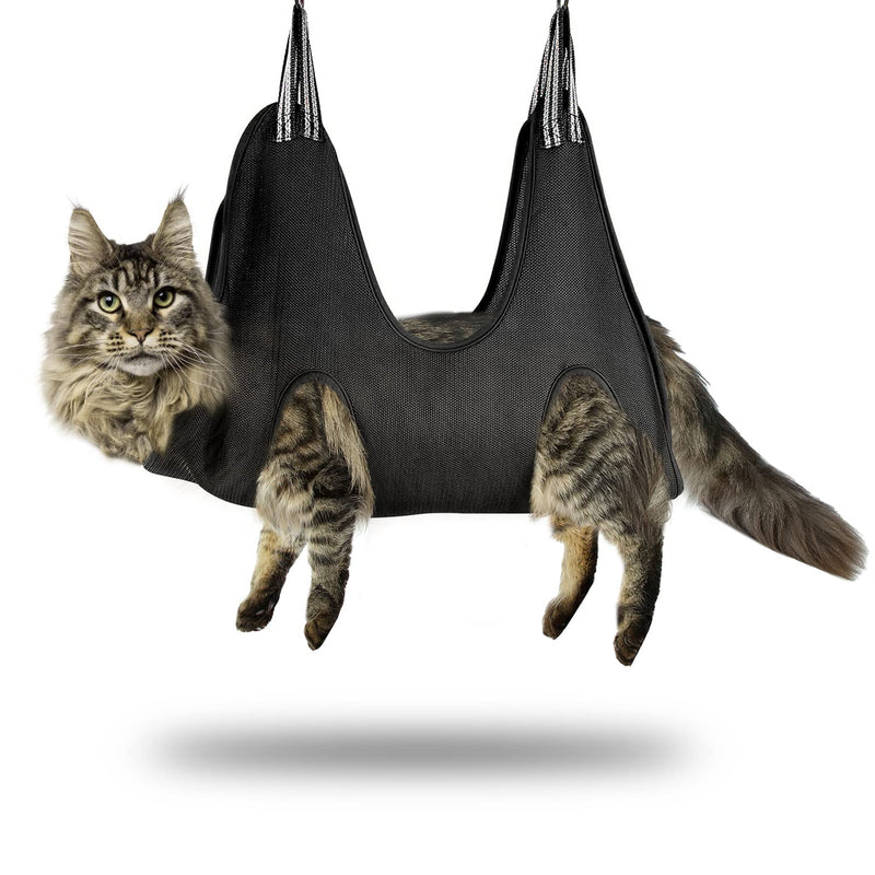Dog Grooming Hammock Set for Dogs and Cats, Hammock Harness for Nail Trimming, Pet Grooming Hammock, Nail Cutting Helper Ear/Eye Care Helper for Small and Large Pets (S) S - PawsPlanet Australia