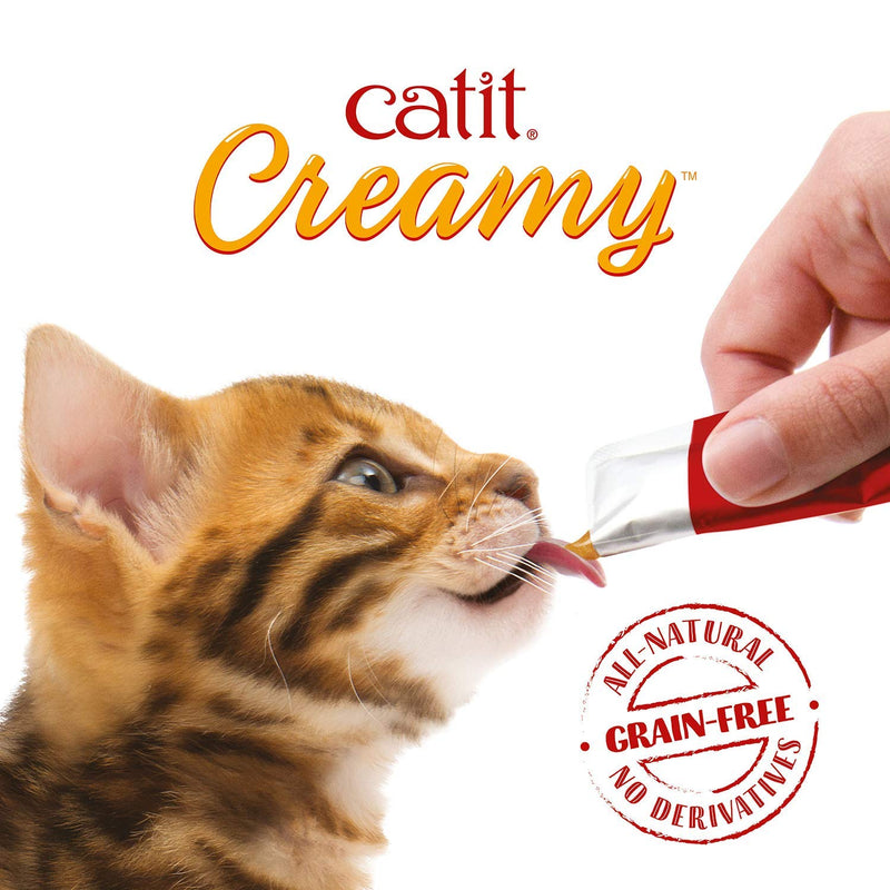 Catit Creamy Treats Chicken and Lamb Flavour 10 g (Pack of 4) - PawsPlanet Australia
