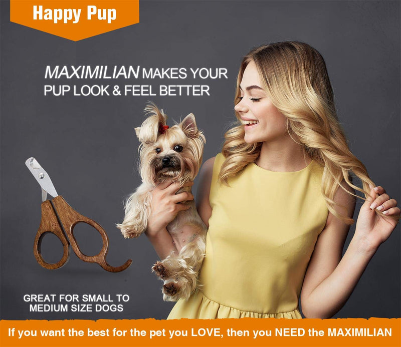 MAXIMILIAN Premium Pet Nail Clippers & Claw Trimmer for Small Animals. Professional Grooming Tool for Tiny Dog Cat Bunny Rabbit Kitten Bird Puppy Kitten Ferret Hamster. - PawsPlanet Australia
