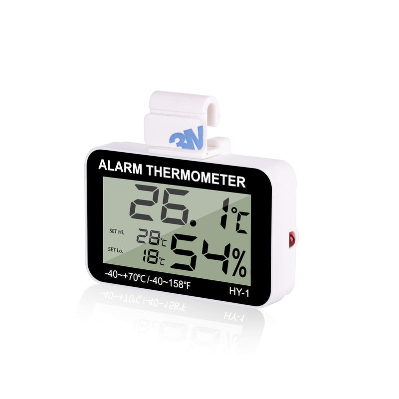 [Australia] - Reptile Hygrometer with Alarm Function Reptile Thermometer Reptile Digital Alarm Thermometer Reptile Tank Hygrometer with Hook and Velco Temperature Humidity meter for reptile tanks, terrariums Vivari 