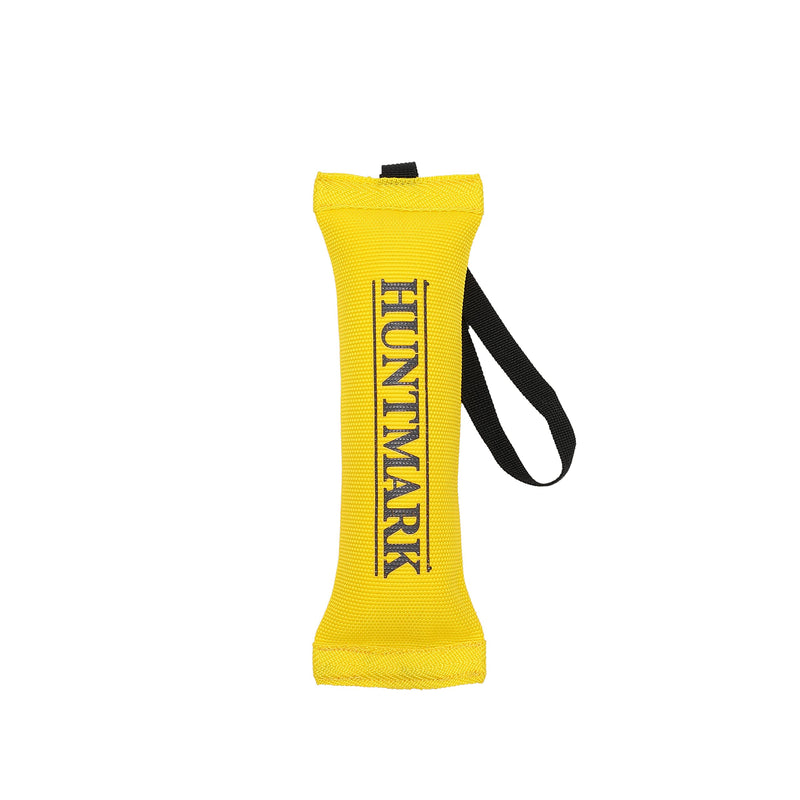 HUNTMARK Firehose Puppy Training Dummy 9.5‚Äù x 2.5‚Äù ‚Äì‚Äì Durable and Reliable Training Puppy - Waterfowl Sporting Dog Retriever Training ‚Äì Bumper for Hunting Puppies Yellow 1 - PawsPlanet Australia