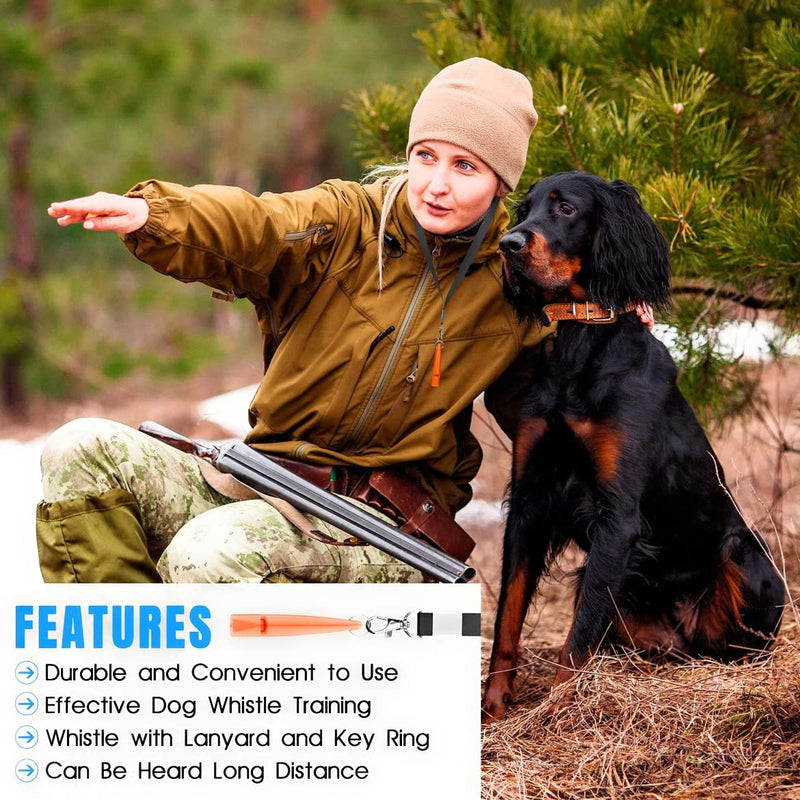 TDL Dog Whistle with Lanyard - Used for Recall & Dog Training - Long Distance - Good Frequency for Most Breeds - Standard Pitched - Consistent - Loud (Orange) Orange - PawsPlanet Australia