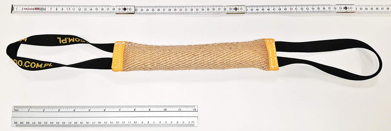 Dingo Jute Bite Tug With Two Handles For Tug Of War Play Dog Bite Training 12914 28 x 4 cm - PawsPlanet Australia