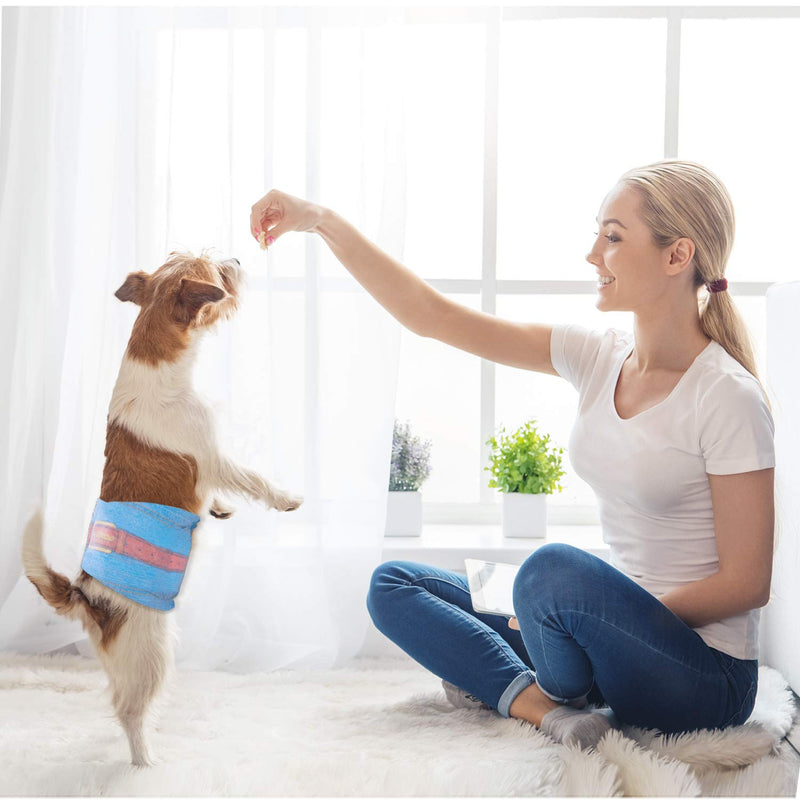 [Australia] - Dono Disposable Dog Diapers Male-Dogs Jeans Super Absorbent Soft Pet Diapers Doggie Wraps for Male Puppy Dogs,Leak Protection Excitable Urination or Incontinence XS 