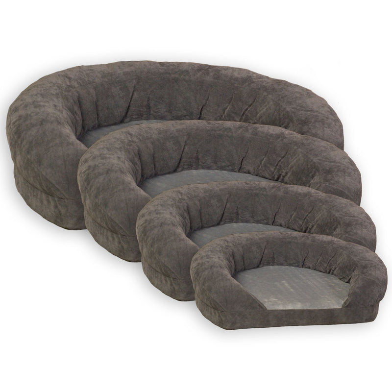 [Australia] - K&H PET PRODUCTS Ortho Bolster Sleeper Pet Bed Gray Small (20") Retail Box 