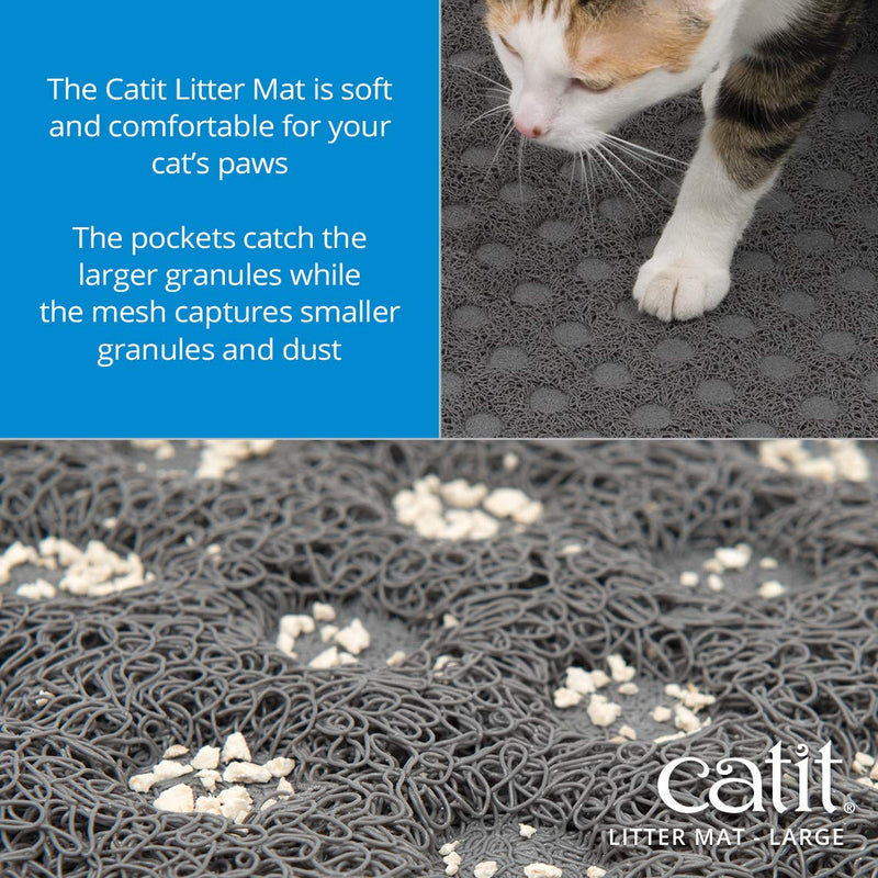 Catit Litter Mat Large 60 x 90 cm L - PawsPlanet Australia