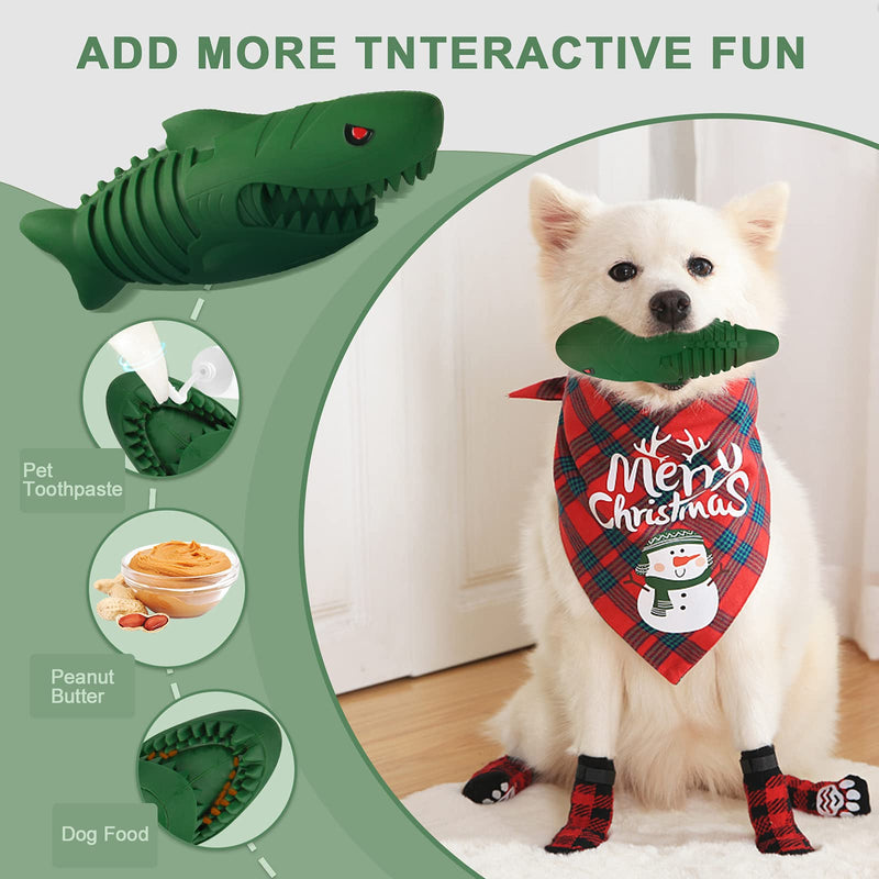 MOMOHOO Dog Toys for Aggressive Chewers, Dog Toy Interactive Dog Toys for Small Medium Dogs, Indestructible Squeaky Dog Toys, Durable Dog Toys Tough Chew Toys, Toothbrush Toy Teeth Cleaning Dog Toy - PawsPlanet Australia