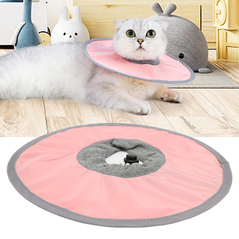 Keenso Soft Elizabethan Collar for Cats Protective Collar for Dogs and Cats Pet Cone Collar Recovery Collar for Cats Dogs (Pink) Large Pink - PawsPlanet Australia