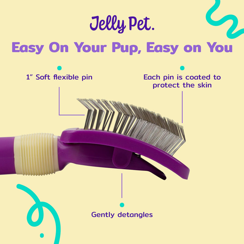 Pivoting Slicker Brush, Moving Brush Head - PawsPlanet Australia