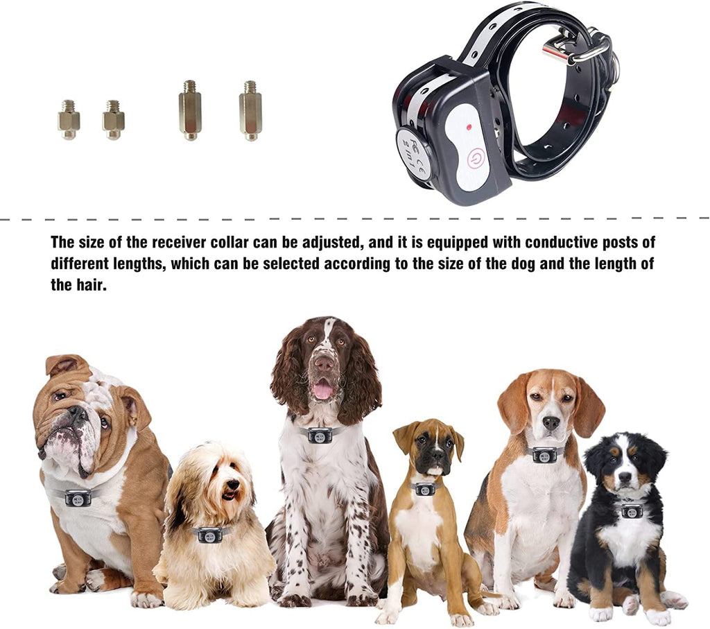 JUSTPET Wireless Fence Dog Electric Pet Training Collar System, K6 Waterproof Rechargeable Collar Receiver - PawsPlanet Australia
