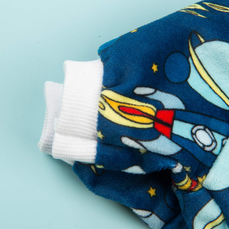 CuteBone Dog Pjs Onesies Pet Clothes Jumpsuit Apparel Soft Puppy Pajamas Small Rocket - PawsPlanet Australia