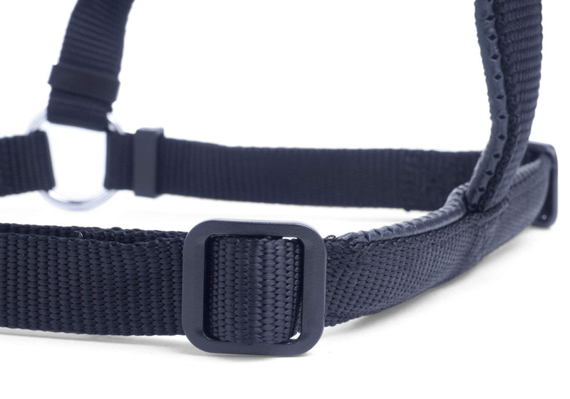 Petface Padded Nylon Dog Harness, Medium, Black - PawsPlanet Australia