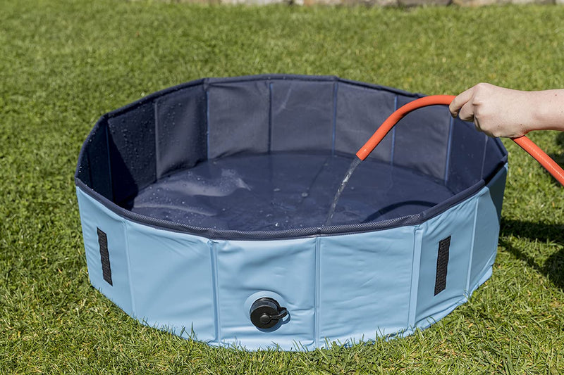 Trixie Pool for Dog, 30 x 120 Diameter, Light Blue - PawsPlanet Australia