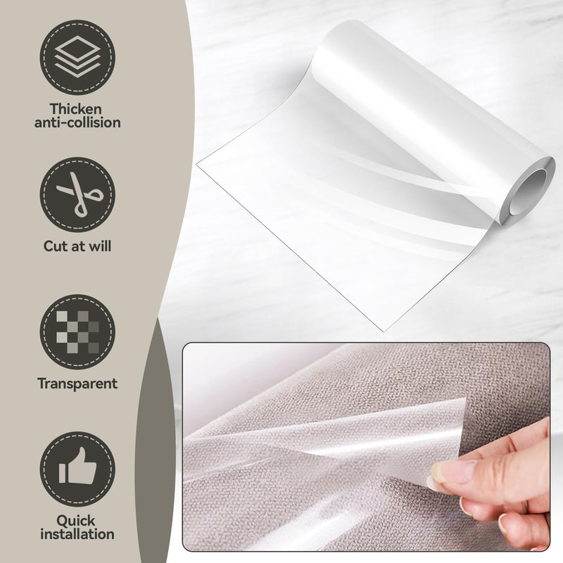 Scratch protection cat tape 3 m (21 cm x 3 m), sofa transparent scratch protection pad, furniture protector, cat furniture protection, scratch pads for furniture, couch, door, wall, scratch protection from cats and dogs - PawsPlanet Australia