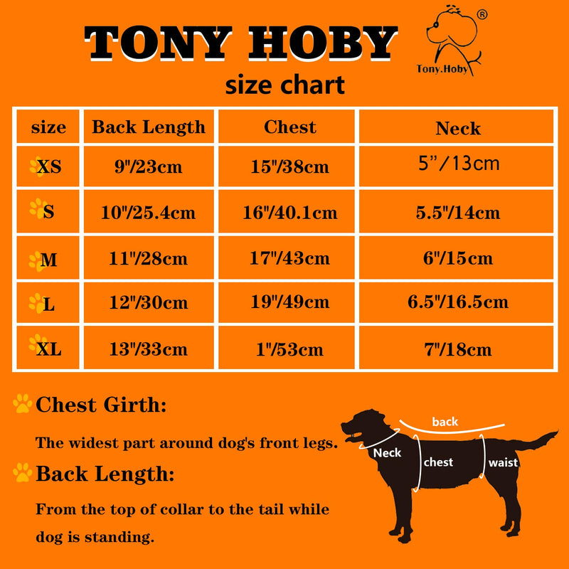 [Australia] - TONY HOBY Pet Fleece Clothes for Dog Warm Pullover Vest Cat Weather Coat Jacket Blue M 