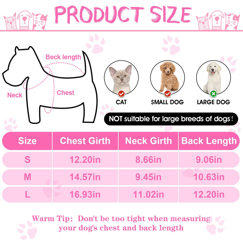 3 Pieces Dog Shirts Pet Shirts Pet Puppy Apparel Sweatshirt Elastic Breathable Dog T-Shirts for Small to Medium Dogs Puppy (S) - PawsPlanet Australia