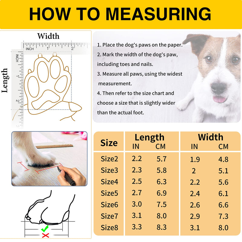 voopet Dog Boots Paw Protector Waterproof Dog Shoes with Reflective Nylon Elastic Straps to Adjust Tightness Non Slip Outsole Safety & Comfortable for Hiking Trail Running & Backpacking 4Pcs/Set Size 3: 2.3" X 2.0" (L X W) for 23-32lb Blue - PawsPlanet Australia