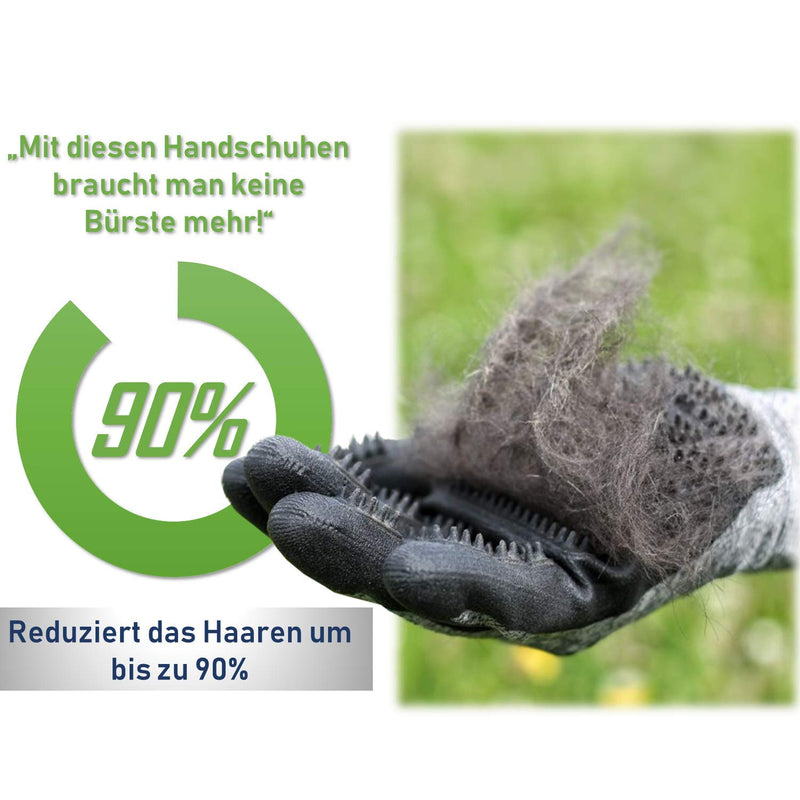 DR Zoo Gr. M pair of grooming gloves for grooming with gloves for dogs, cats and horses - PawsPlanet Australia