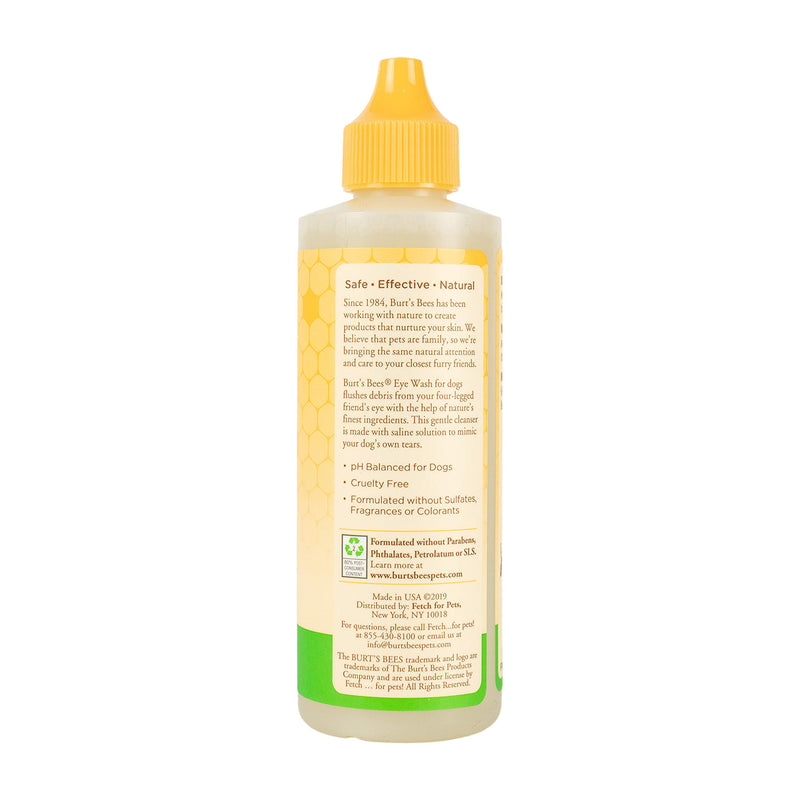 Burt's Bees for Pets Dogs Natural Eye Wash with Saline Solution 2 Pack - PawsPlanet Australia