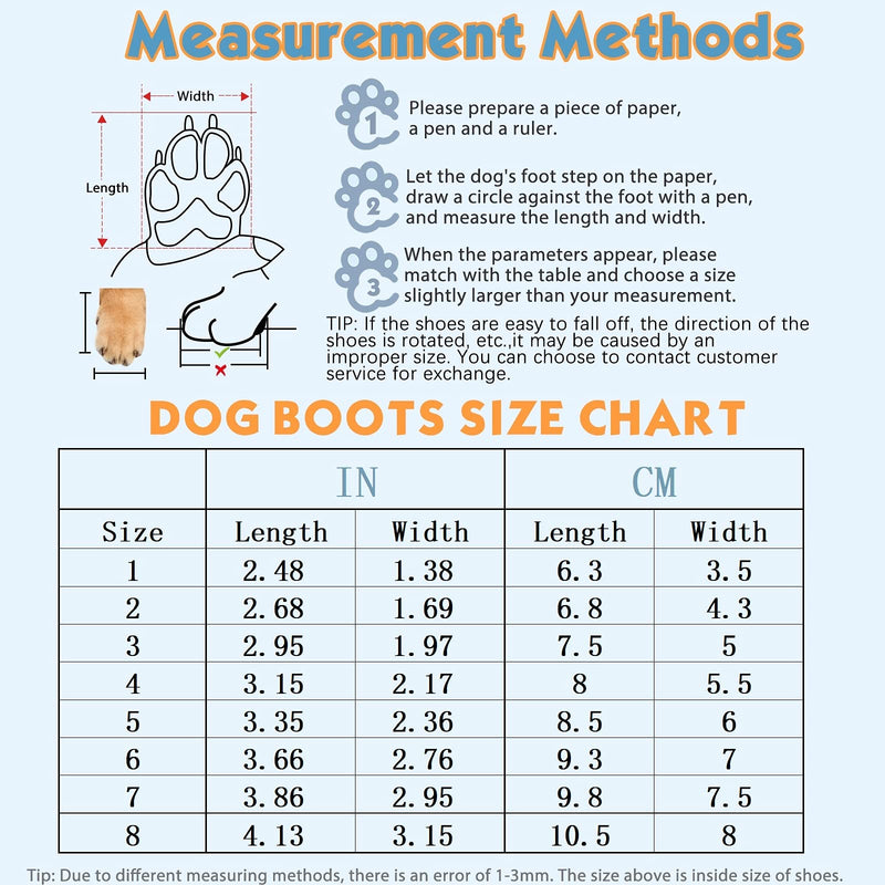 KEIYALOE Dog Shoes Waterproof Dogs Booties Protection Paw Breathable Anti-Slip Dog Rain Shoes Adjustable Reflective Straps for Small Medium Large Dogs 4PCS Size 1: 2.48" x 1.38" (L*W) for 10-19 lbs Black - PawsPlanet Australia
